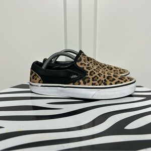 Vans slip on leopard